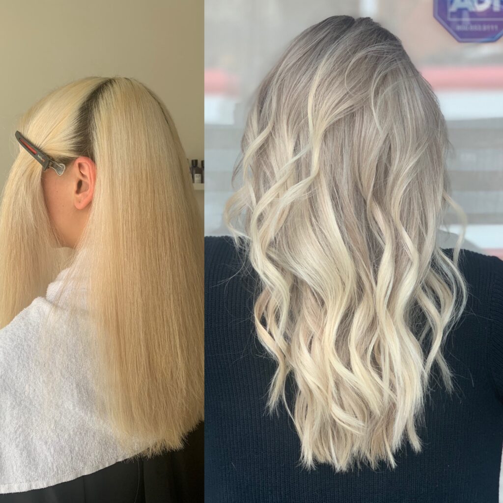 bleach and tone colour correction toronto