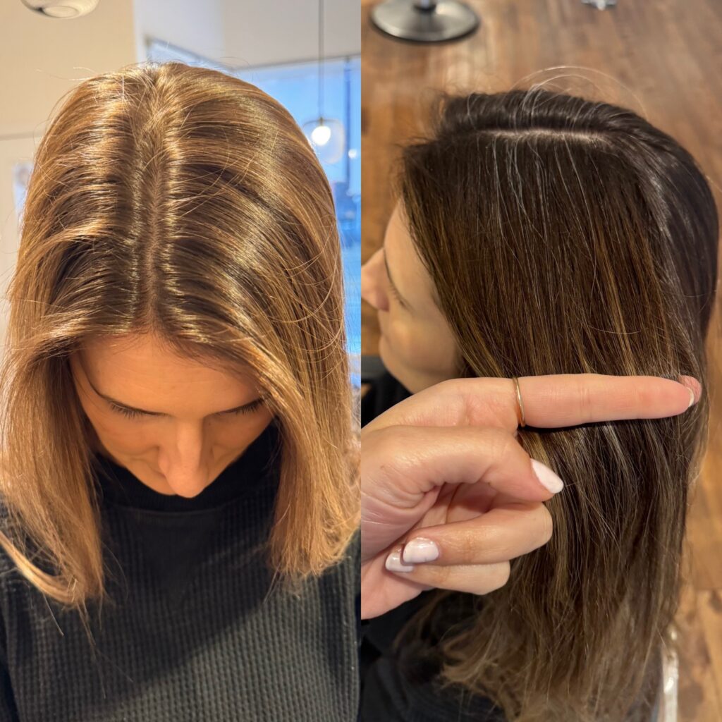 grey blending and soft highlights - toronto